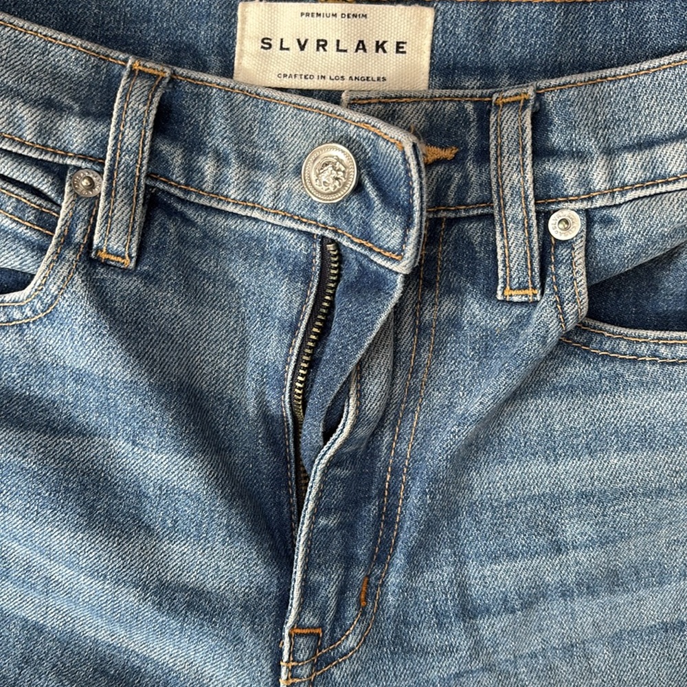 Slvrlake Madison cropped blue jeans size 25 like new fit tts - Picture 4 of 10